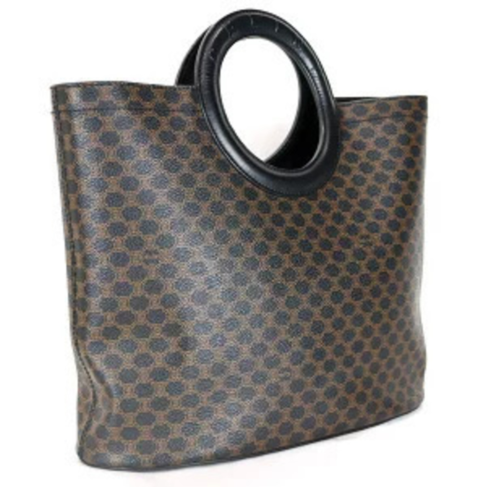 Celine Handbag Macadam Handle Circle Brown
